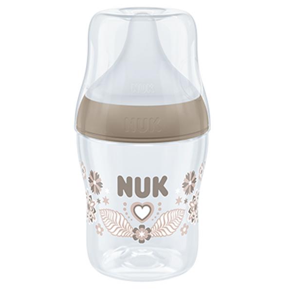 NUK Perfect Match Babyflasche mit weichem Silikon-Trinksauger
